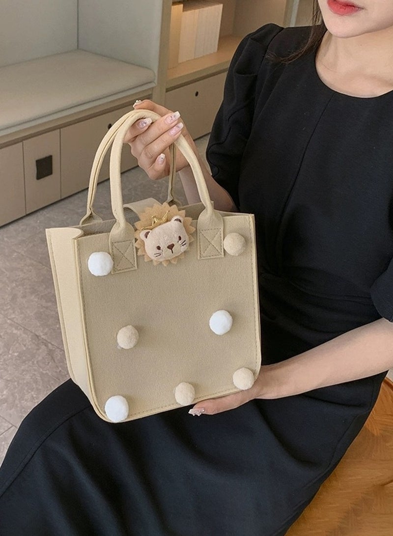 بيروي حقائب هدايا، حقائب أطفال، حقائب حمل مصنوعة من اللباد، حقائب تسوق عصرية، حقائب تخزين عصرية، مناسبة لتقديم الهدايا، التسوق، مطابقة الملابس، حقائب تقديم الطعام، نزهات الأطفال - Image 2