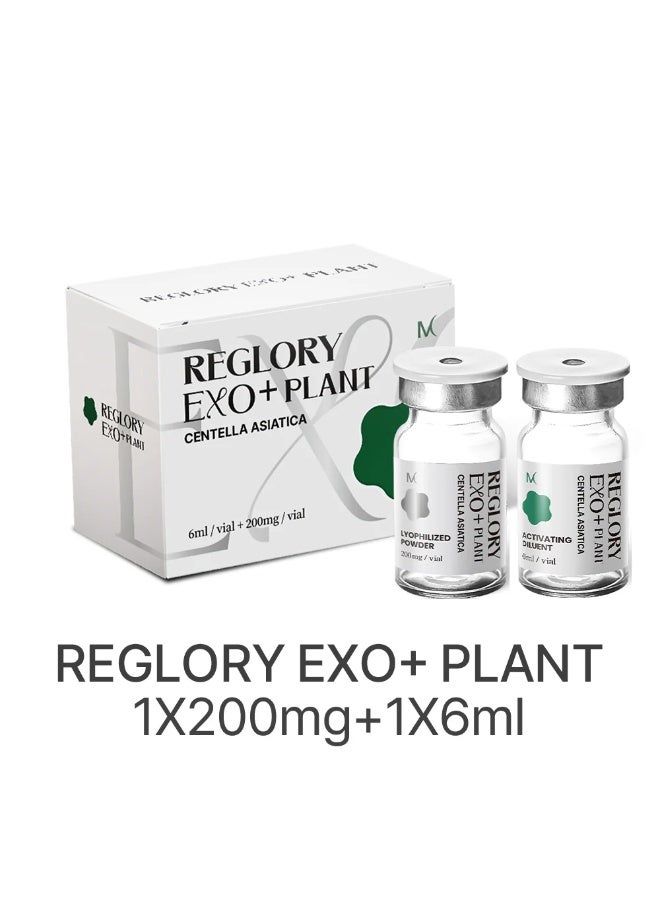Medisco Reglory EXO+ PLANT Exosome Skin Booster 200mg + 6ml | Plant-Derived Exosome Ampoule for Microneedling, MTS & Skin Regeneration - Image 1
