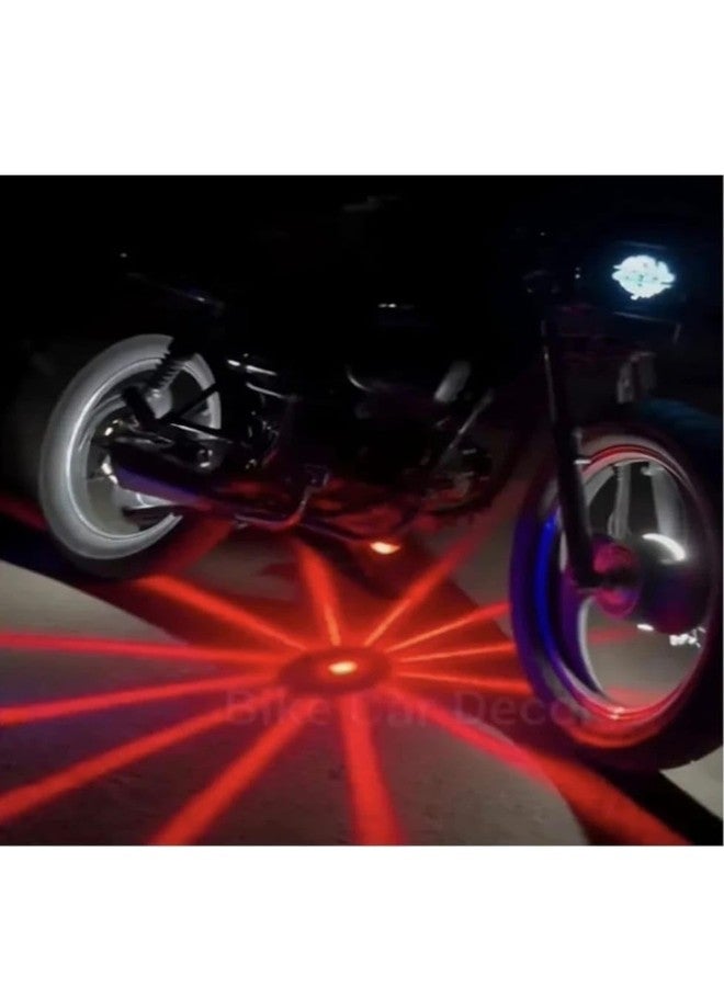 مصباح خلفي LED من BIKEBLOOM مع نمط ليزر مشع - ضوء تحذير خلفي أحمر للدراجات والسكوترات والدراجات النارية (غلاف ذهبي) - Image 5