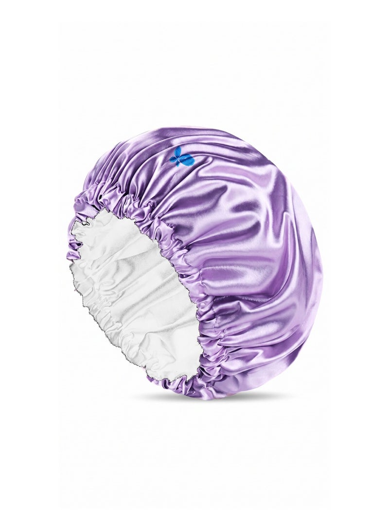 Bless satin bonnet lavender