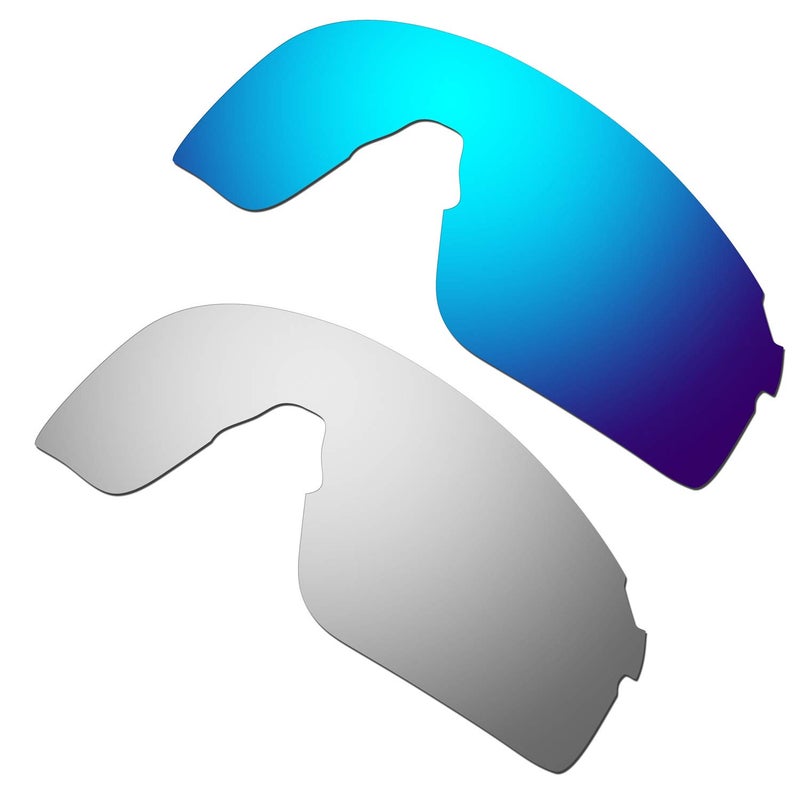 Generic HKUCO Reinforce Replacement Lenses For Oakley EVZero Blades Blue/Titanium Sunglasses  - Image 1