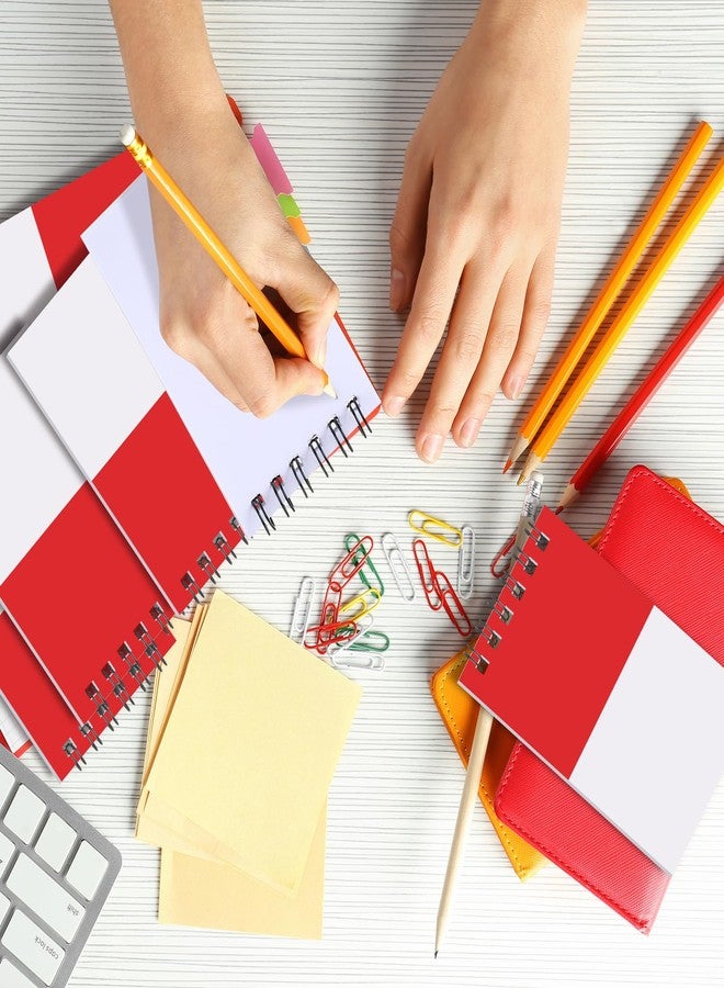 Eaasty 24 Packs Mini Cartoon Animation Party Favors Notebooks Red Cartoon Game Party Notepads Set Anime Themed Spiral Pocket Notepads for Boys Girls Classroom Birthday Office Party Favors - Image 4