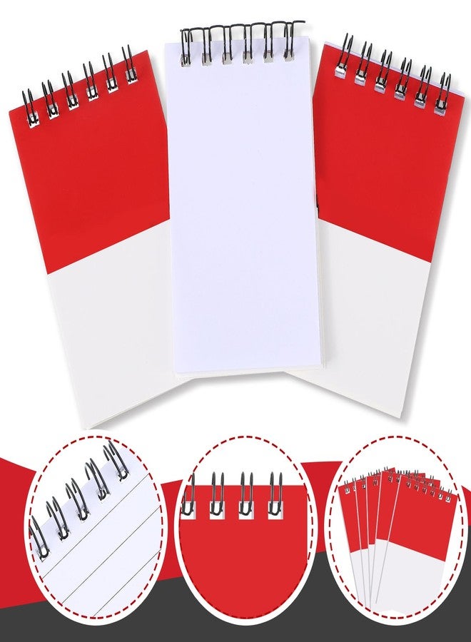 Eaasty 24 Packs Mini Cartoon Animation Party Favors Notebooks Red Cartoon Game Party Notepads Set Anime Themed Spiral Pocket Notepads for Boys Girls Classroom Birthday Office Party Favors - Image 3