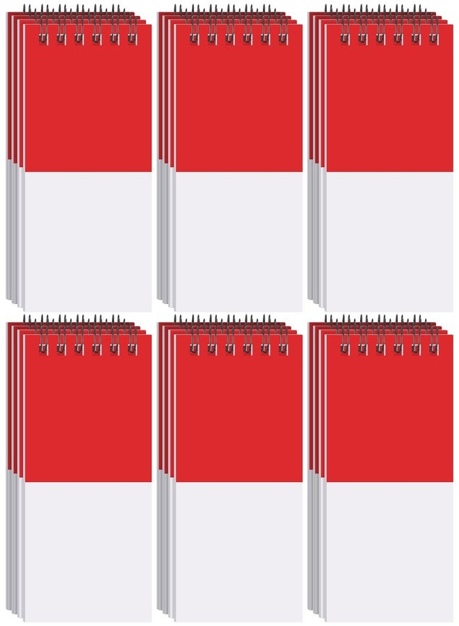 Eaasty 24 Packs Mini Cartoon Animation Party Favors Notebooks Red Cartoon Game Party Notepads Set Anime Themed Spiral Pocket Notepads for Boys Girls Classroom Birthday Office Party Favors - Image 1