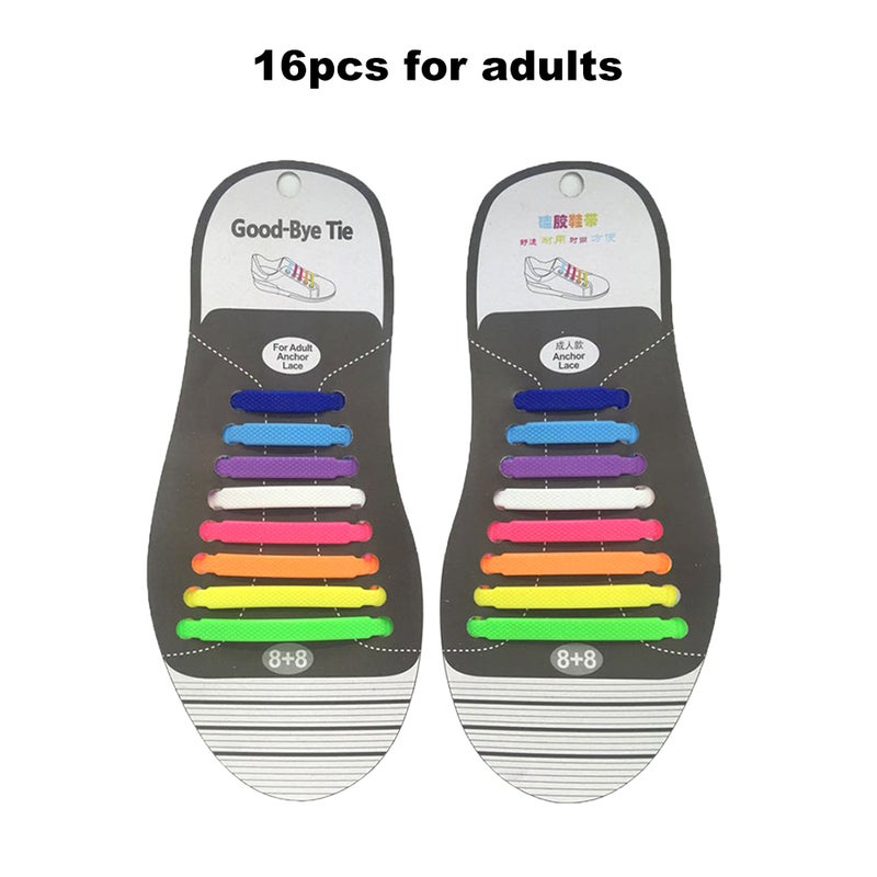Waterproof Elastic Silicone Tieless Shoestring for Athletic Running Multicolor for Sneaker Boots Board Casual Shoes - Image 4