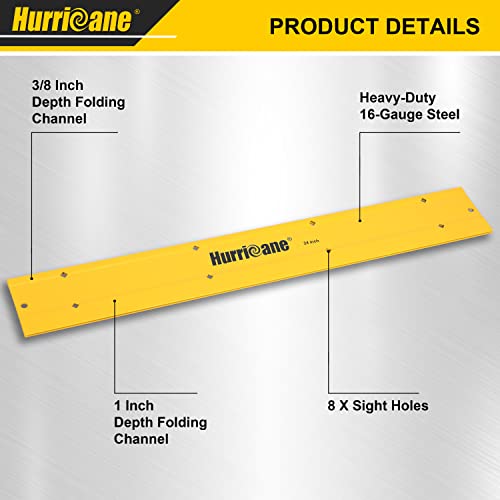 HURRICANE 24 Inch Folding Tool, Sheet Metal Bending Tool for HVAC, Bending and Forming Metal - Image 2