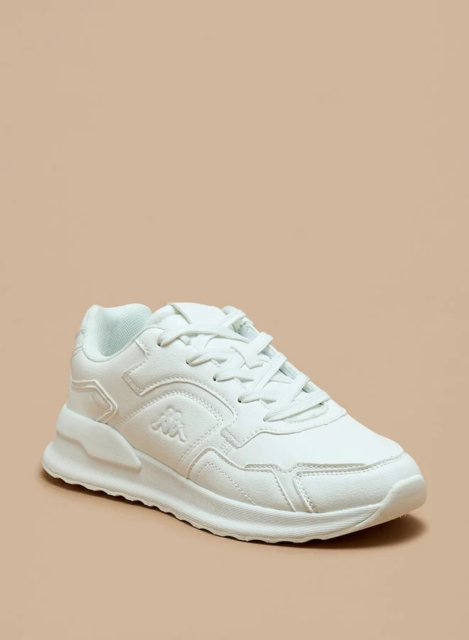 كابا Women's Monotone Walking Shoes with Lace-Up Closure