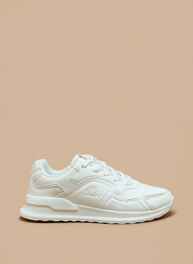 Kappa Women's Monotone Walking Shoes with Lace-Up Closure