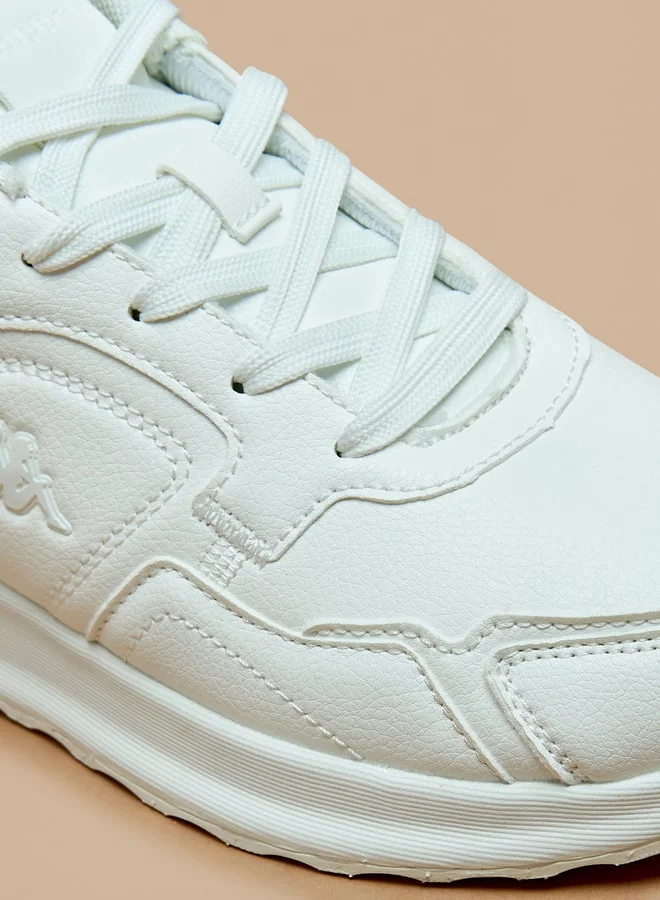 Kappa Women's Monotone Walking Shoes with Lace-Up Closure