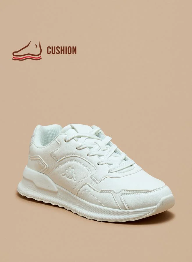 Kappa Women'S Monotone Walking Shoes With Lace-Up Closure
