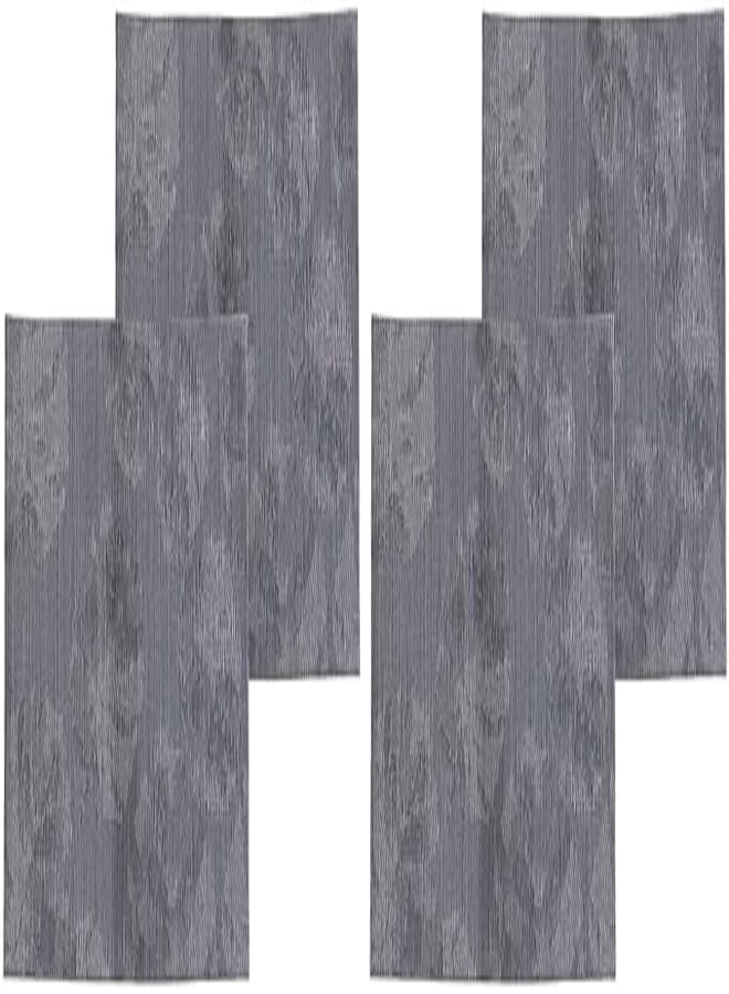 Agfa PVC Rectangular Table Cover Set, 30 x 45 cm, 4 Pieces - Grey