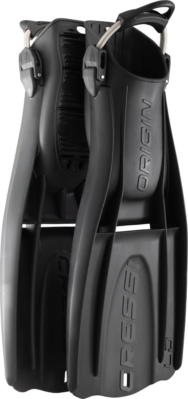 Cressi Origin LD Adjustable Open Heel Fins Black ML - Image 2