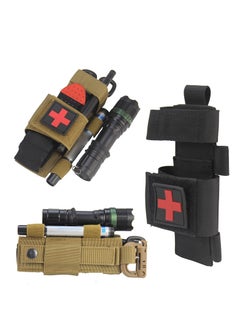 SYOSI First Aid Tourniquet Pouch, Tactical First Aid Pouch, Nylon Water-Resistant Edc Pouch Outdoor Survival Gear for Outdoor Camping Hiking, Adventure Field Tactical Police First Responders  - Image 2