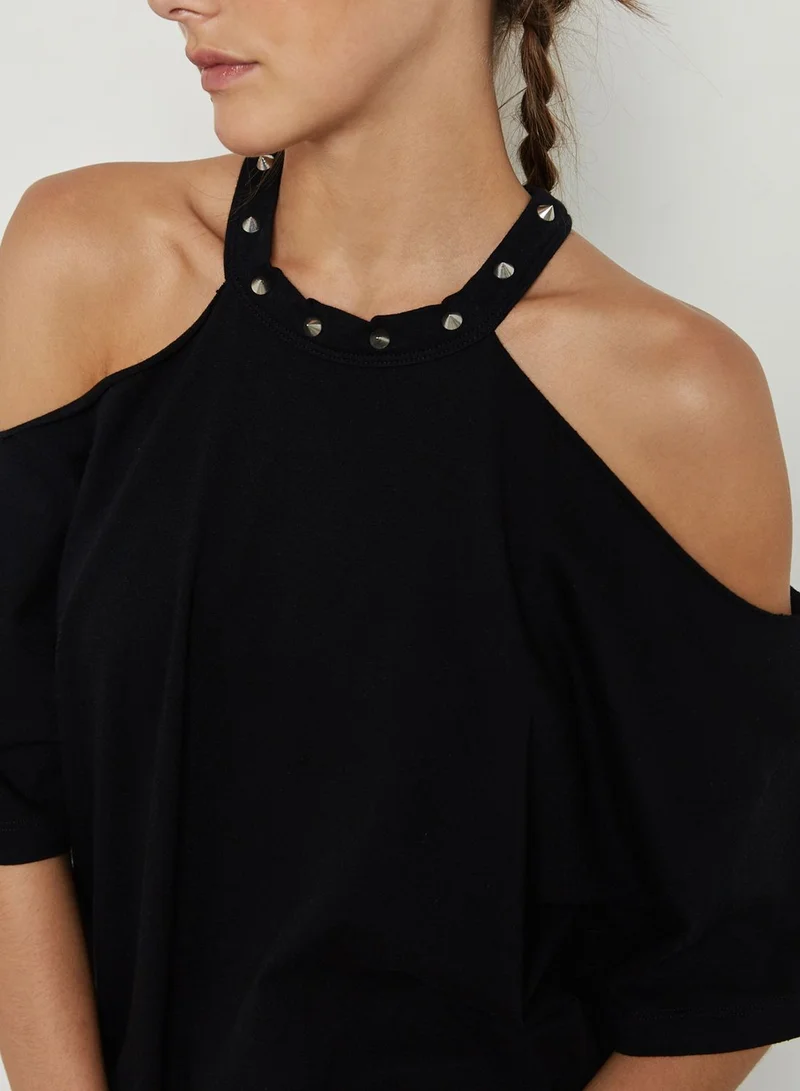 FOREVER 21 Cold Shoulder Top