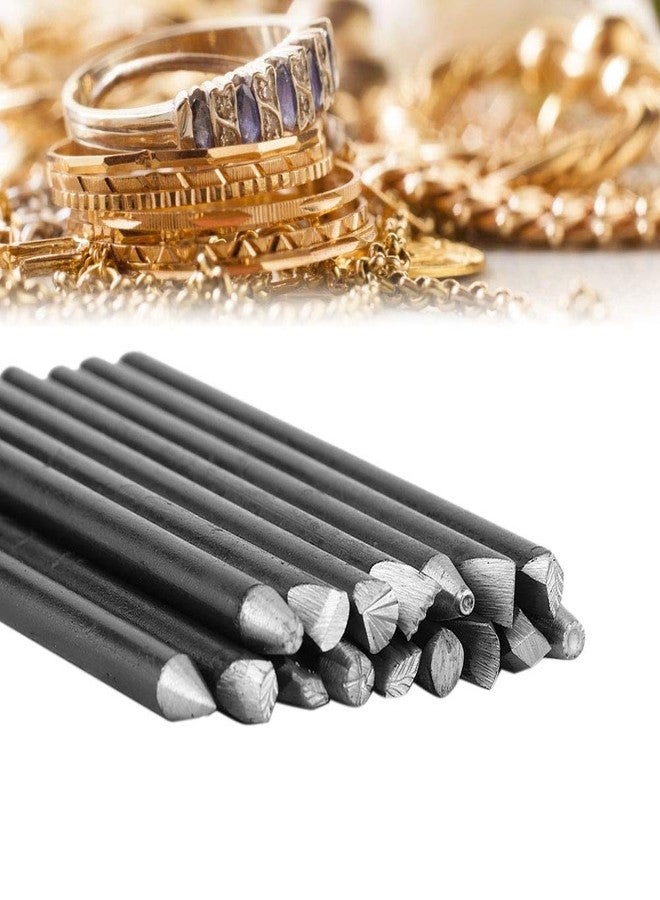 DAUERHAFT Metal Jewelry Anvil Chisel, Anvil Chisel Equipment Kit, High Hardness Steel Punches Set, Metal Stamping Tools DIY Craft Tool, for Jewelry Processing Making Carving Tools (16 sticks) - Image 1