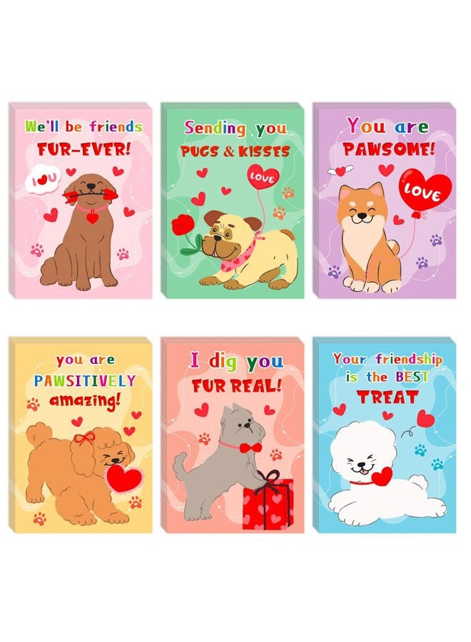 HEYINSHEN 48 Pcs Valentines Cards for Kids Valentines Day Cards for Kids School Valentines Gift Tags Cards for School Class Exchange Valentines Day Cards for Kids Classroom Valentines Day Kids - Image 1