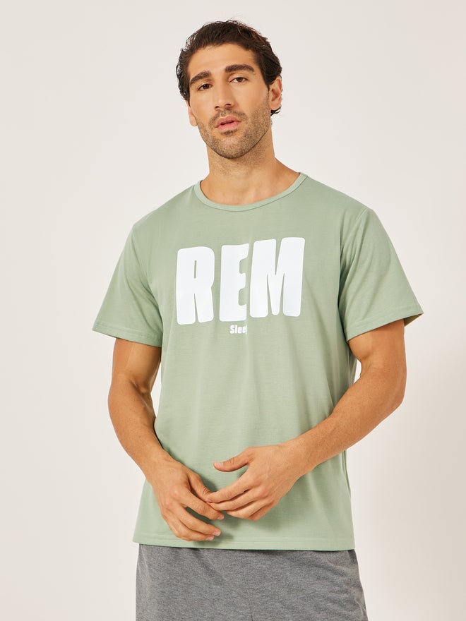 Styli Styli Unwind Slogan Printed T-Shirt and Solid Shorts Set  - Image 2