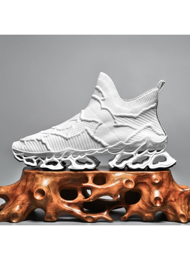 NIBEMINENT Couple Running Shoes Waterproof Sports Shoes Unique Blade Sole High-quality Cushioning Outdoor Sports Jogging Shoes  - Image 1