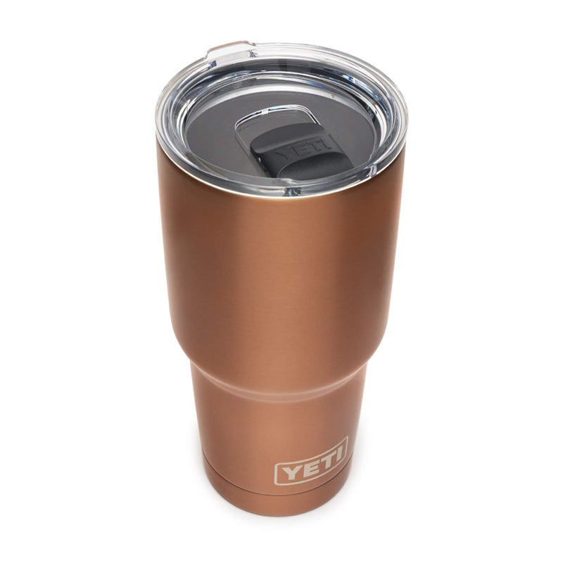 YETI Rambler 30 oz Tumbler Retired Colors, Stainless Steel, Vacuum Insulated with MagSlider Lid, Copper - Image 1