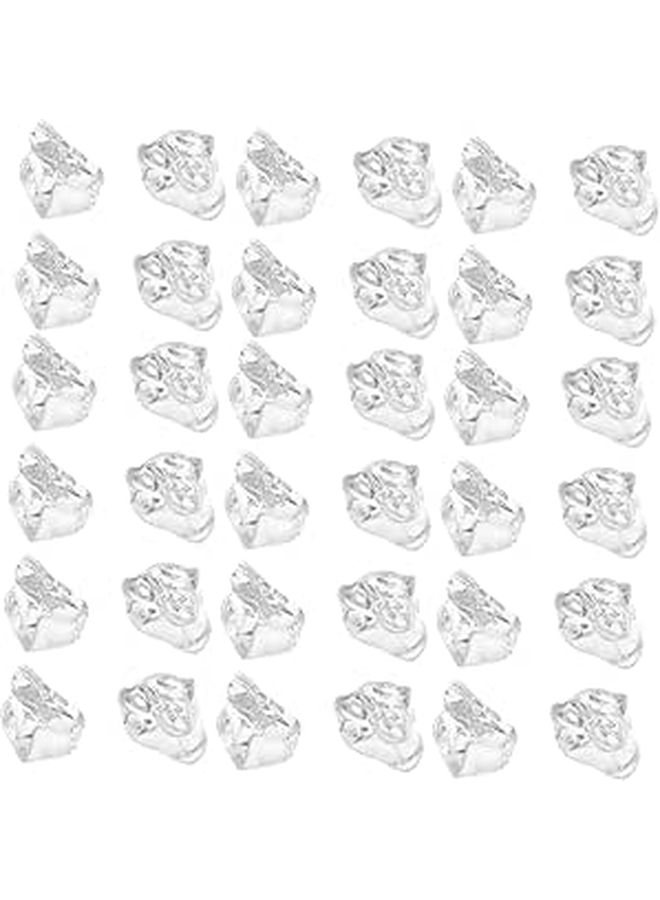100 Plastic Ice Cubes Transparent Decorative Ice for Photography Vase Filler Wedding Party Decor - Image 1