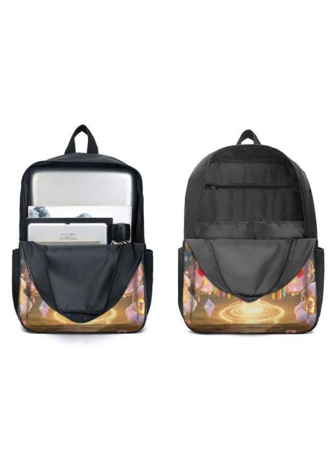 واضح من النار حقائب الظهر + حقائب اليد + حقائب القرطاسية | موسم العودة إلى المدرسة / هدايا المهرجان | حقيبة كرتونية من ثلاث قطع، سهلة التعامل مع مناسبات مختلفة (متوفرة للطلاب والأطفال ونزهايات الأصدقاء وتسلق الجبال والمدرسة وما إلى ذلك) - 20 - Image 4