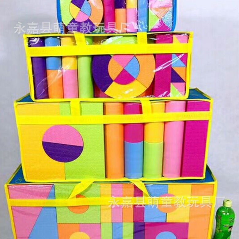 Naughty Castle Eva Building Blocks Extra Large Children'S Sponge Soft Building Blocks Kindergarten Foam Building Blocks - Image 1