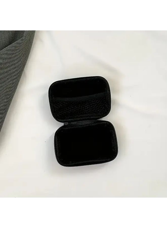 Mini EVA Electronics Organizer Case With Zippered Compartment And Mesh Pocket 1pc - Image 3