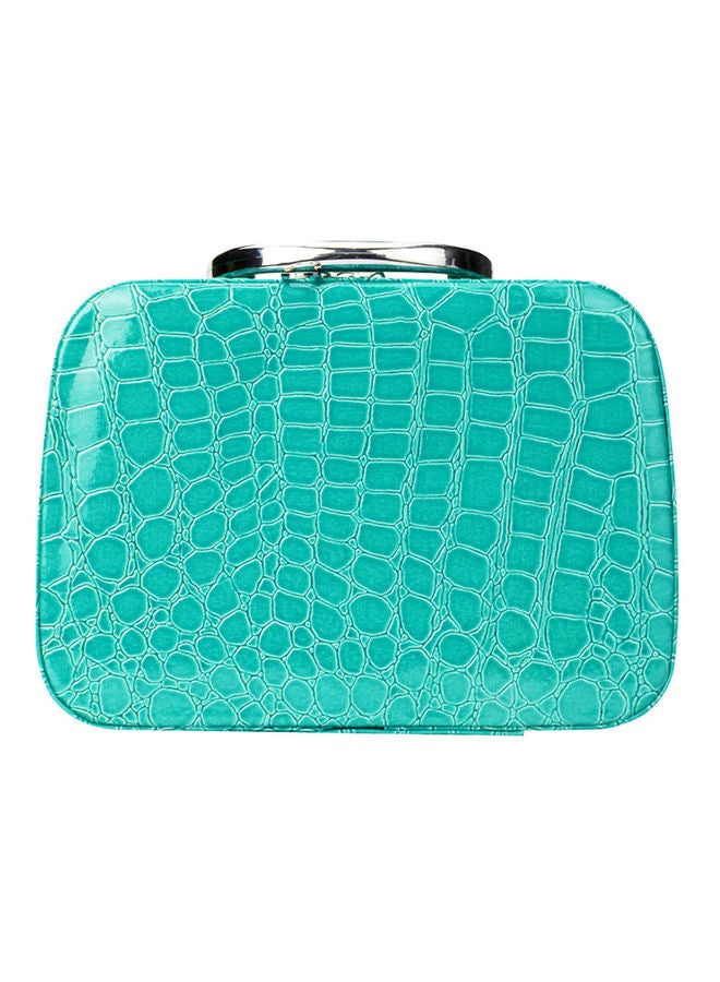 NIBEMINENT Leather Make Up Cosmetic Bag Sky Blue  - Image 1