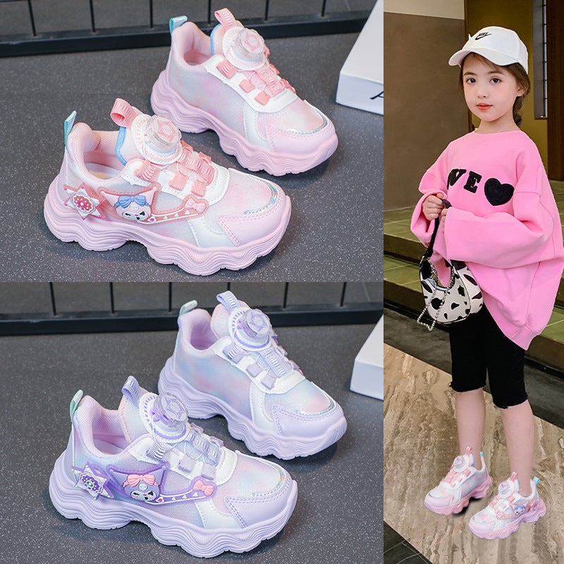 Mesh Sneakers Lightweight Flexible Sole Walking Shoes For Kids Indoor And Outdoor Activities - Image 2