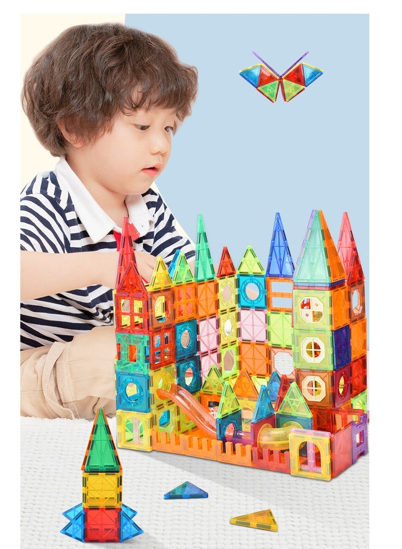 Barakababy Strong magnet children's magnetic toys colourful magnetic building blocks colourful window pieces - Image 2