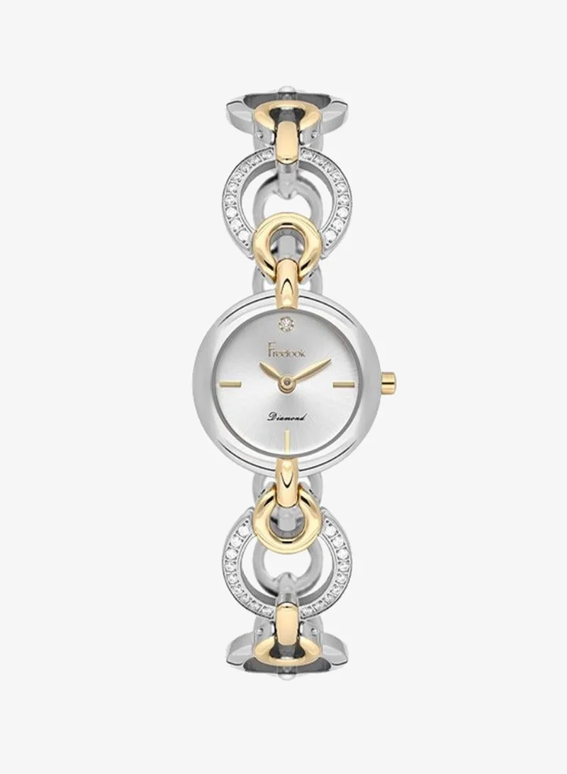 Freelook Paris Freelook - Lumiere Women's Watch | Steel Case | Stainless Steel Band | Silver & Round Dial | Analog | Quartz | Mineral Glass | Premium Luxury Watch | Ideal Gift | Water Resistant 30 Meters