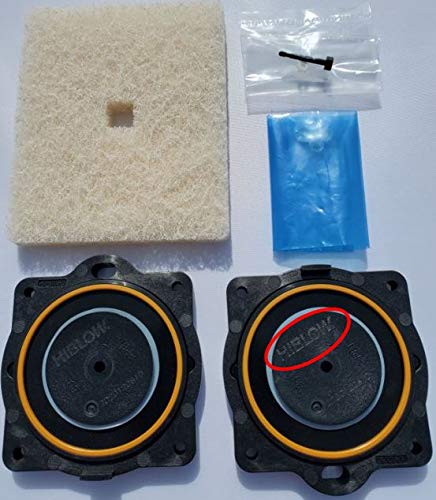 HIBLOW HP-60/80 Diaphragms and Filter Rebuild Repair Kit - Genuine Factory Certified - Image 3