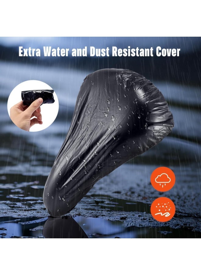 Bike Seat Cushion Cover Comfortable Breathable Bicycle Seat Cover Fits for Outdoor Or Indoor Cycling Mountain/Stationary/Spin Class Exercise Bike - Image 5