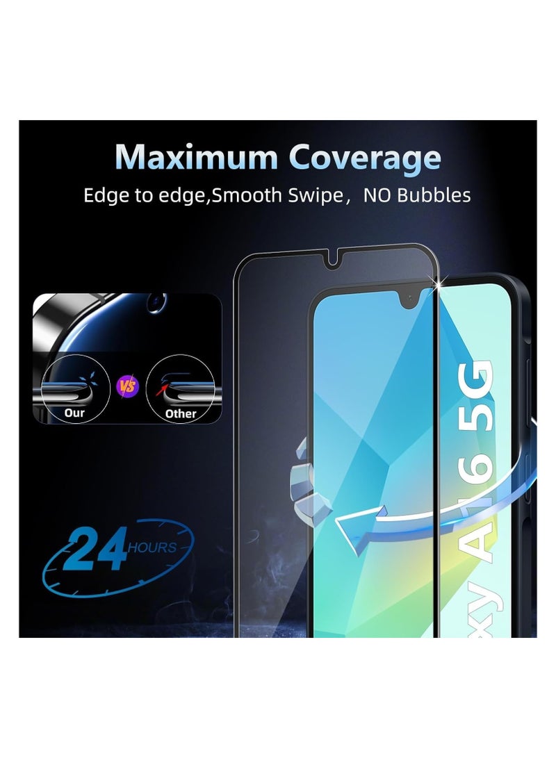 Samsung Galaxy A16 / A26 ESD Anti Static 9H Premium Tempered Glass Screen Protector With Black Frame  - Image 5