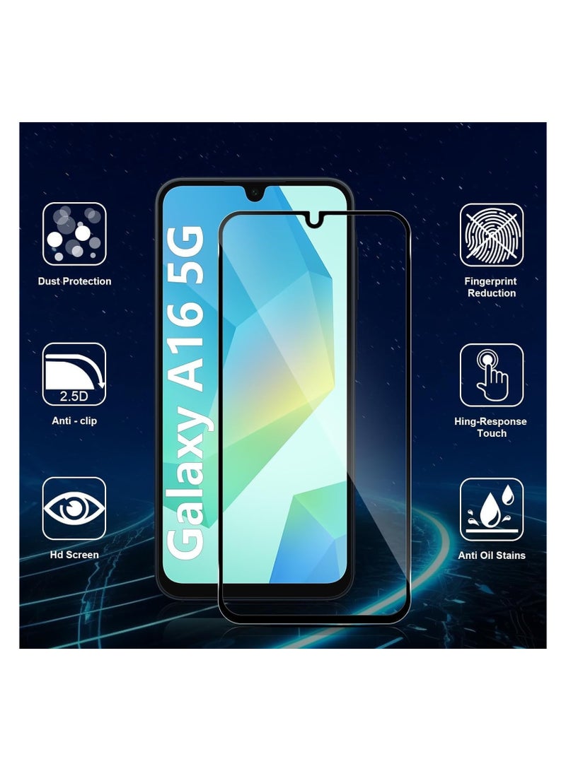 Samsung Galaxy A16 / A26 ESD Anti Static 9H Premium Tempered Glass Screen Protector With Black Frame  - Image 3