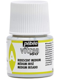 Pebeo Vitrea 160 Iridescent Medium, 45 ml Bottle Glass Paint