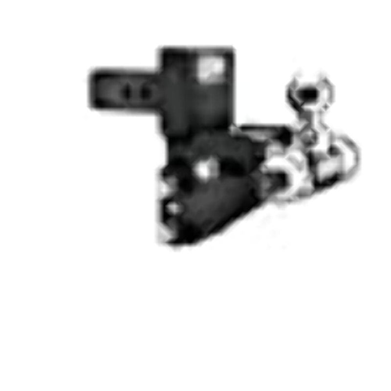 B&W Trailer Hitches مولتي برو تو و ستو - يناسب مستقبل 2 بوصة، ثلاث كرات (1-7/8" x 2" x 2-5/16"), انخفاض 2.5 بوصة، 10,000 GTW - TS10064BMP - Image 4