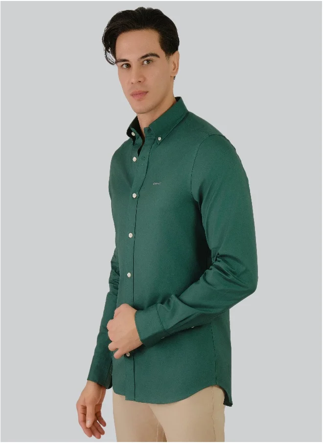 غانت Slim Fit Pinpoint Oxford Shirt