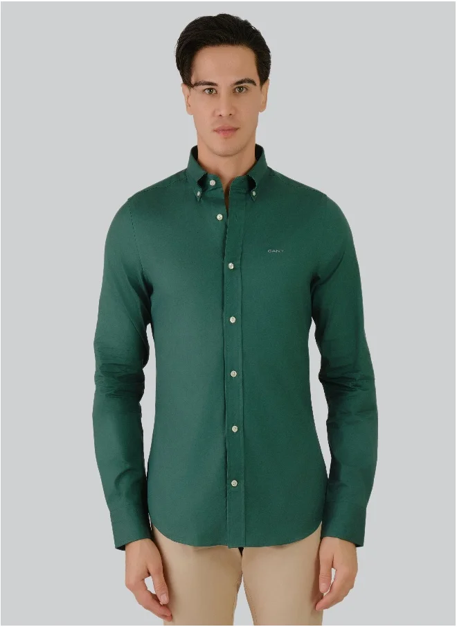 غانت Slim Fit Pinpoint Oxford Shirt