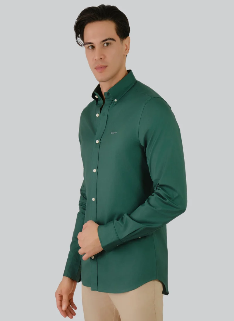 غانت Slim Fit Pinpoint Oxford Shirt