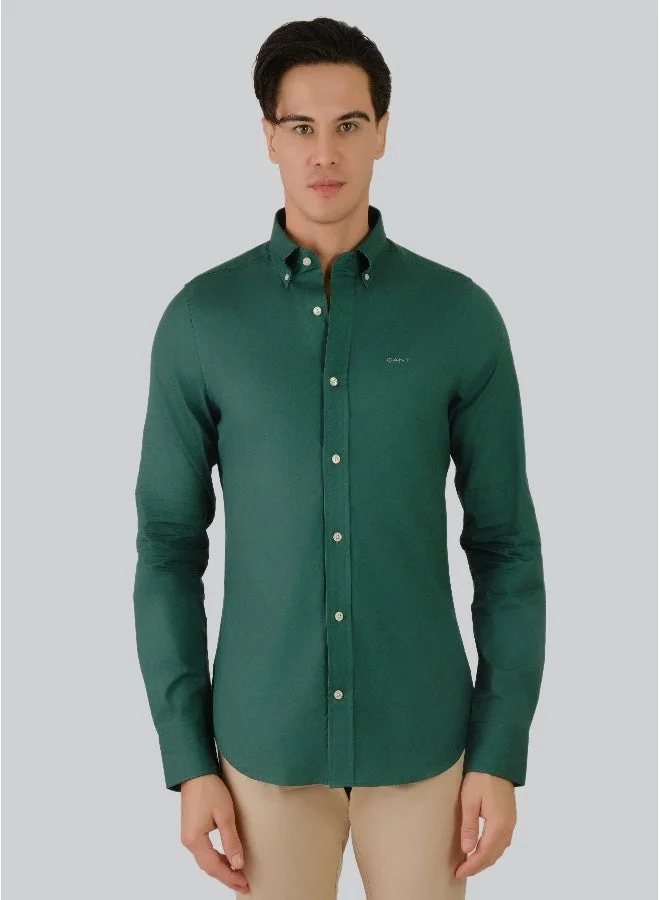 غانت Slim Fit Pinpoint Oxford Shirt
