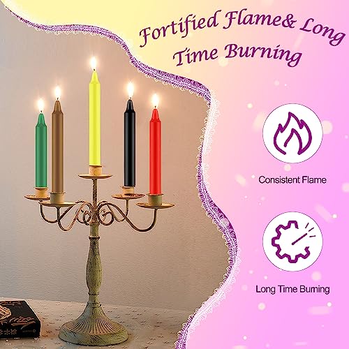 Tobeape 24 Pack Assorted Color Spell Chime Candles, 4 Inch Mini Taper Candles Christmas Candles for Rituals/Birthday Party/Prayer/Meditation/Witchcraft/Wiccan Altar/Magic Tools - Image 4