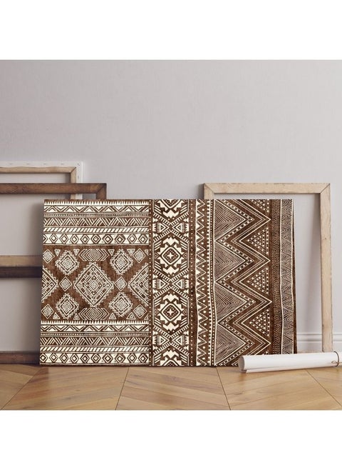 home gallery geometric-ikat-aztecs-pattern-design Printed canvas wall art