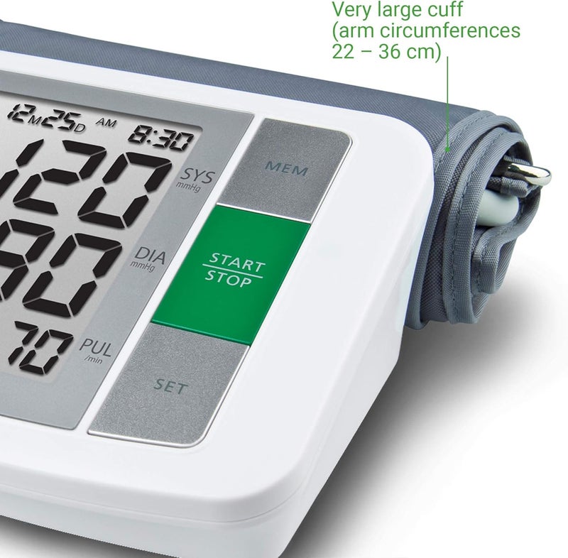 Medisana BU 510 Upper Arm Blood Pressure Monitors Automatic Blood Pressure Machine and BP Machine Universal Monitor Arm Cuff Up to 36 cm Irregular Heartbeat and Dual User Memory - Image 4