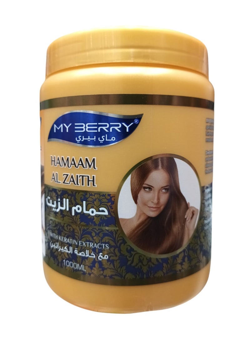 ماي بيري حمام الزيت بخلاصة الكيراتين لشعر التالف والمتقصف 1000 مل