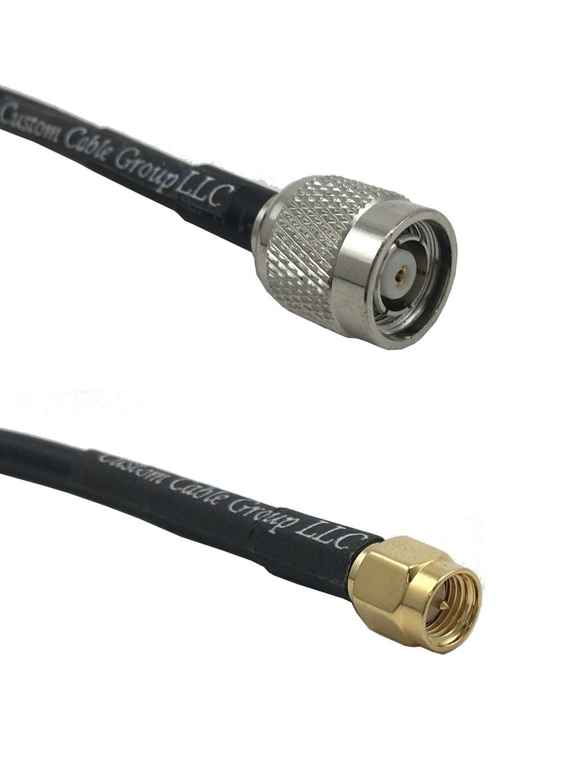 Ohm OHM RP-TNC Male to SMA Male Antenna Cable RG58  - Image 2