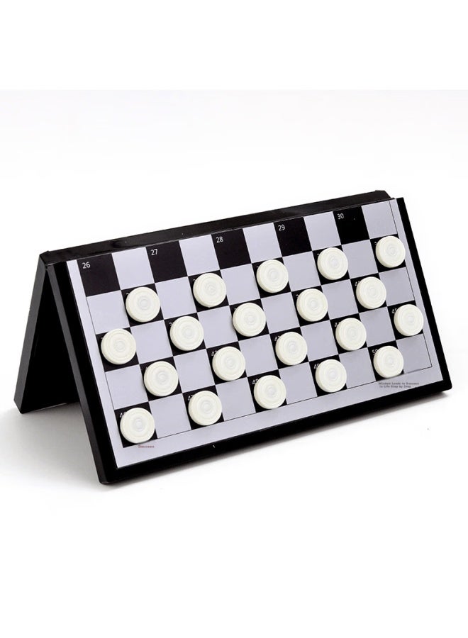 SUCCESS Chenggong International Checkers Magnetic Stones, Portable International Checkers Board Game, Children's Chess Game, Camping Checkers - Image 4