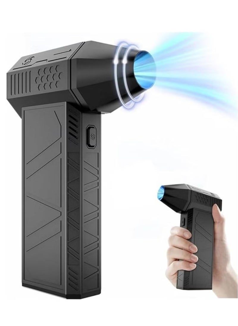 TIGER Mini Turbo Jet Fan 130,000RPM 52m/s – Powerful 3000mAh Wireless Portable Handheld Fan for Cleaning, Camping, Outdoor Use, High-Speed Airflow, Compact Design - Image 1