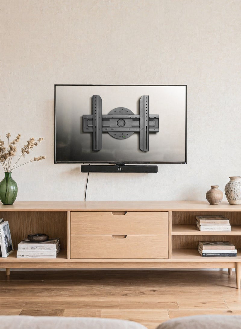 Skill Tech SH 360R 360° Rotating TV Wall Mount for 37-70 Inch Screens, VESA 600x400, Wall Profile 51mm, Max Load 50kg – Black - Image 4