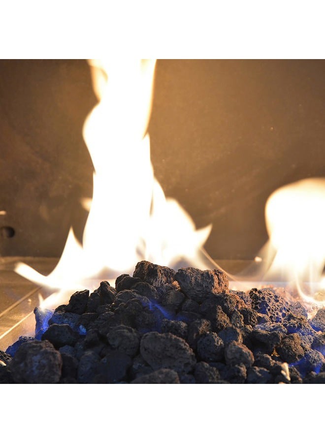 Skyflame 3/8" to 3/4" Natural Stones Lava Rock Granules for Gas Fire Pit | Fireplace | Gas Log Set | Garden Landscaping Decoration | Cultivation of Potted Plants | Indoor Outdoor Use, 5-lb Bag - Image 3